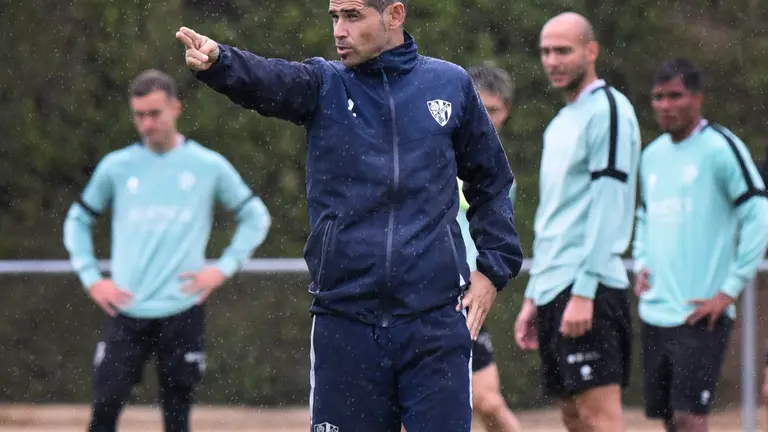 Antonio Hidalgo ha comparecido en rueda de prensa en la previa del choque ante el Albacete 