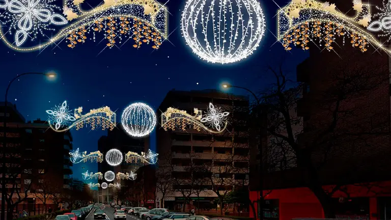 El 1 de diciembre, toda Zaragoza comenzar&aacute; a brillar entre estrellas, cajas de regalos, auroras boreales y estrellas fragmentadas.