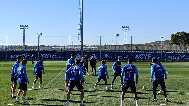 Entrenamiento del Real Zaragoza