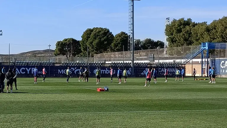 Entrenamiento en la Ciudad Deportiva