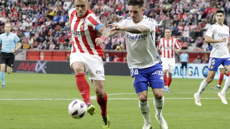 La expulsi&oacute;n se produjo el d&iacute;a del derbi ante la S.D. Huesca. Fotograf&iacute;a: LaLiga.