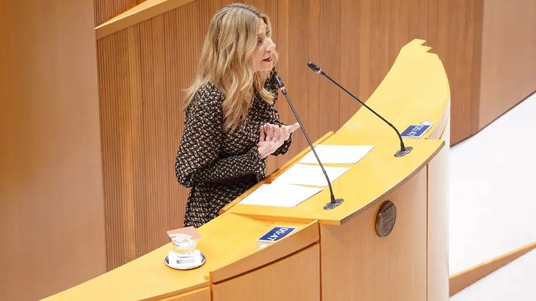 El debate entre Mar Vaquero y Marta Gast&oacute;n ha dejado uno de los momentos m&aacute;s tensos del viernes. Foto: Cortes de Arag&oacute;n