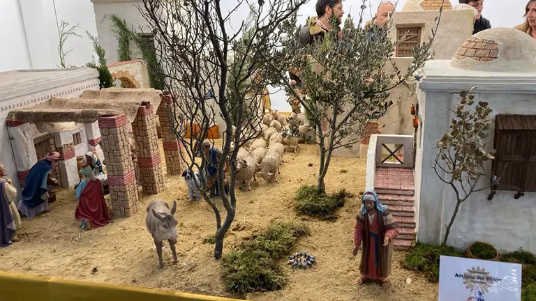 En este Bel&eacute;n se re&uacute;nen piezas procedentes de Barcelona, Jerez, Bollullos del Condado (Huelva) y Pamplona. Fotograf&iacute;a: Ayuntamiento de Zaragoza.