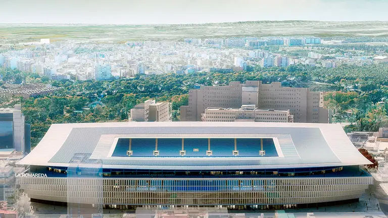 El nuevo estadio de Zaragoza ser&aacute; una de las novedades del Mundial 2030