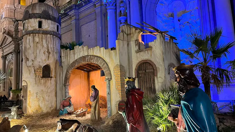 Bel&eacute;n de la plaza del Pilar