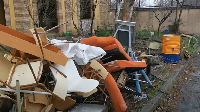 Basura y desperdicios que encontraron los t&eacute;cnicos municipales