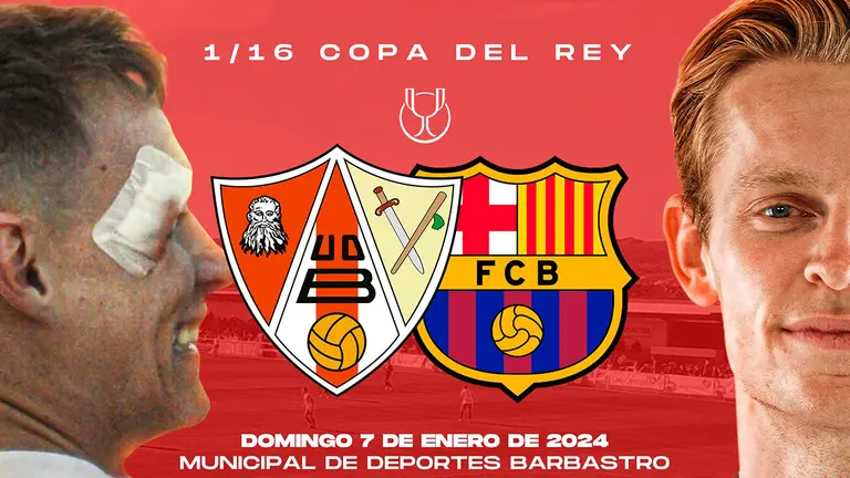 El partido se disputa el 7 de enero a partir de las 21.00 horas en el Municipal de Barbastro. Fotograf&iacute;a: UD Barbastro.