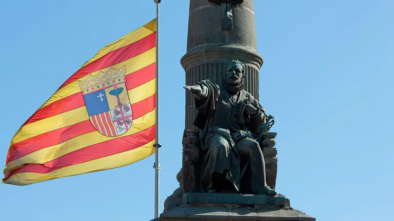 Imagen de Archivo. Monumento al Justicia de Arag&oacute;n.