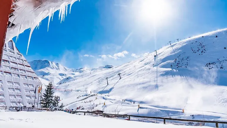 Las nevadas en el valle del Arag&oacute;n. Foto: Ast&uacute;n