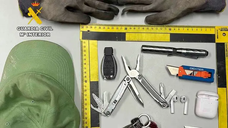 El detenido ya hab&iacute;a cometido delitos similares. Foto: Guardia Civil
