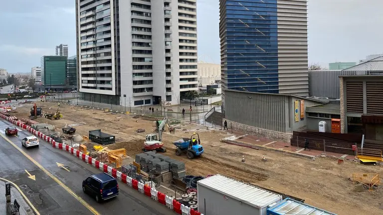 Las obras se centran en el tramo entre la calle Rioja y paseo de Calanda