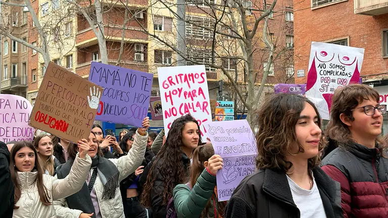 Foto de Archivo de Arag&oacute;n Press de una movilizaci&oacute;n estudiantil el a&ntilde;o pasado.