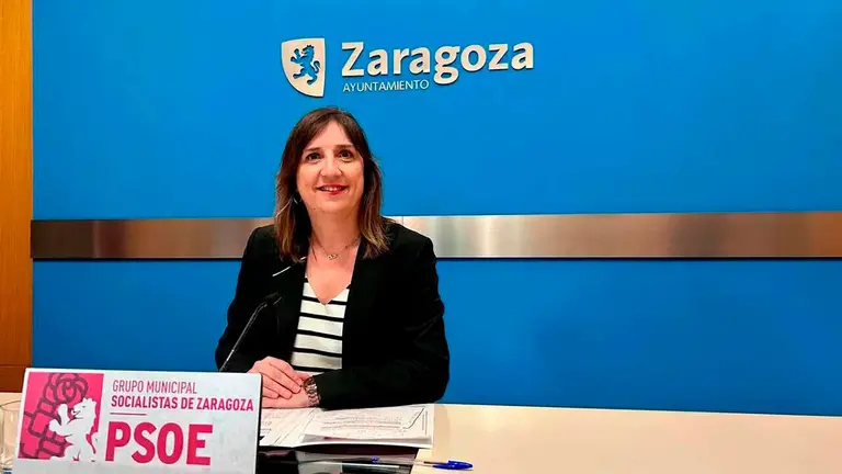 Lola Ranera es la portavoz del PSOE en el Ayuntamiento de Zaragoza