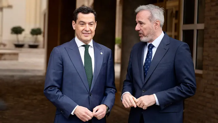 Moreno y Azc&oacute;n en el Pignatelli. Foto: Fabi&aacute;n Sim&oacute;n (DGA)
