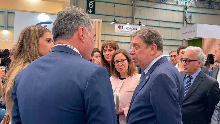 El ministro de Agricultura, Pesca y Alimentaci&oacute;n, Luis Planas, este martes en la inauguraci&oacute;n de Figan. Foto: E.P.