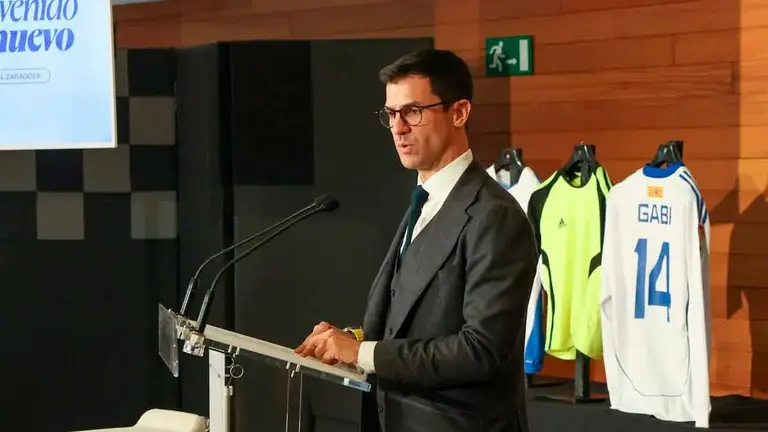 Fernando L&oacute;pez, director general del Real Zaragoza, en una foto de archivo. Foto: Pilar &Aacute;lvarez