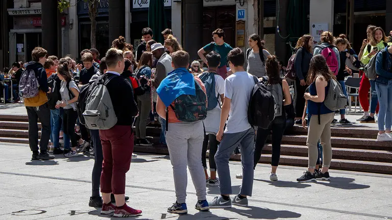 Turistas en Zaragoza