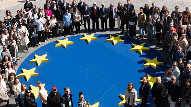Actos con motivo del D&iacute;a de Europa. Foto: Fabi&aacute;n Sim&oacute;n (DGA)