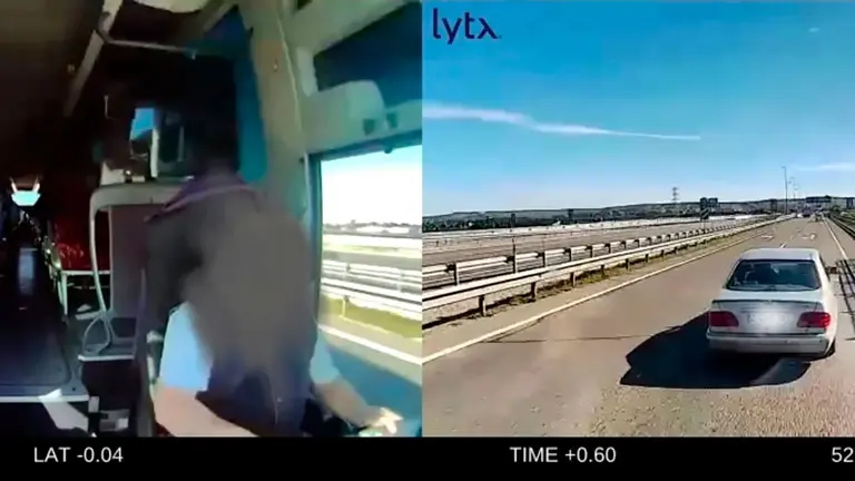 Una discusi&oacute;n que comenz&oacute; en el casco urbano de Zaragoza termina en accidente en la A-2.