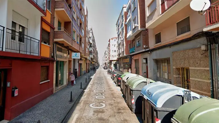 El altercado se produjo en el barrio Delicias. Foto: calle Pedro de Luna (Google Maps)