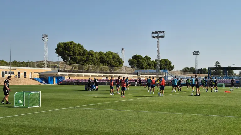 entrenamiento del real zaragoza
