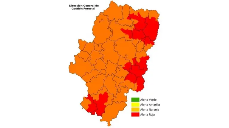 Alerta Roja. DGA