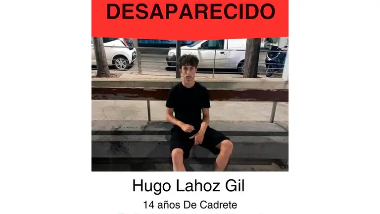 La Guardia Civil busca a Hugo, un chico de 14 a&ntilde;os de Cadrete (Zaragoza)