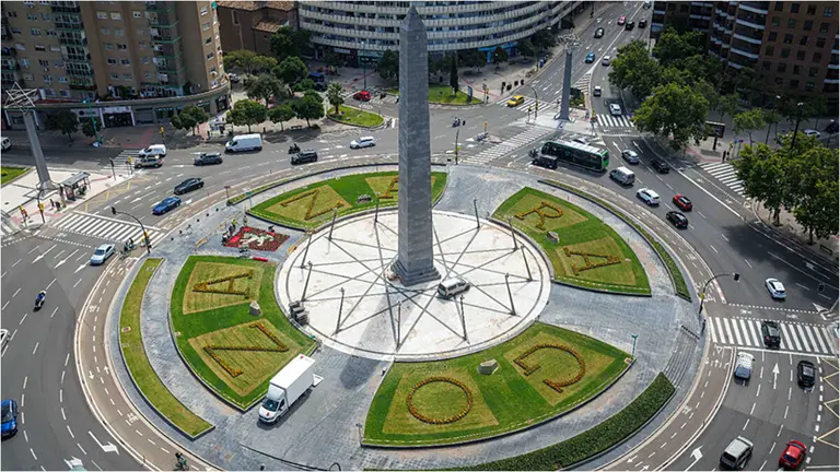 Plaza Europa. (Foto: Ayuntamiento de Zaragoza)