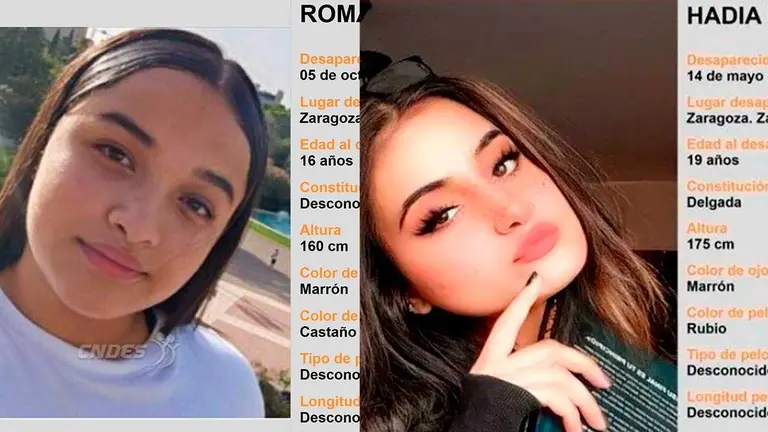 Dos j&oacute;venes, una de ellas menor, que hab&iacute;an desaparecido han sido localizadas sanas y salvas. Fuente: Cndes