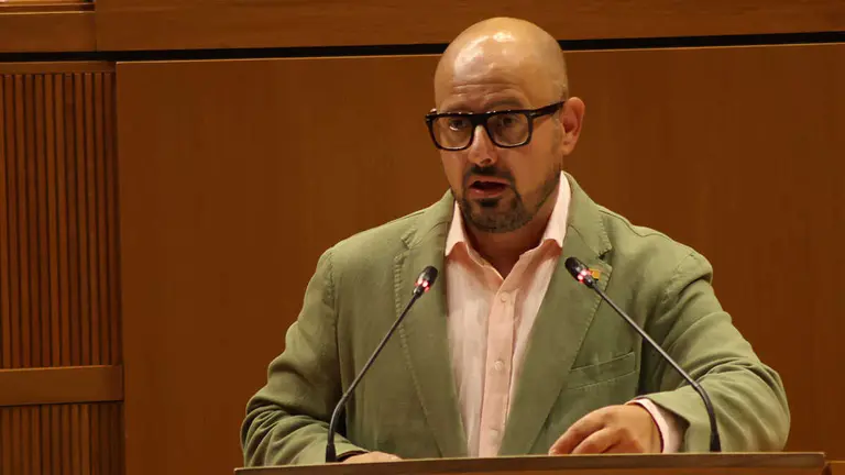 Alberto Izquierdo en las Cortes. Foto: Pilar &Aacute;lvarez
