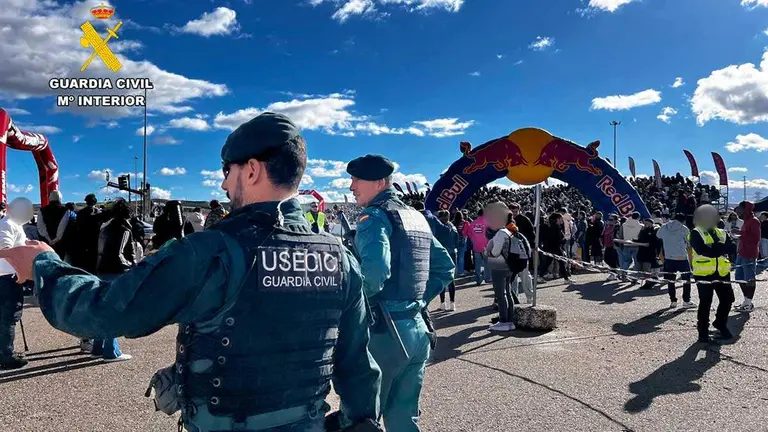 La edici&oacute;n de 2025 se celebr&oacute; bajo un importante despliegue de seguridad. Fuente: Guardia Civil