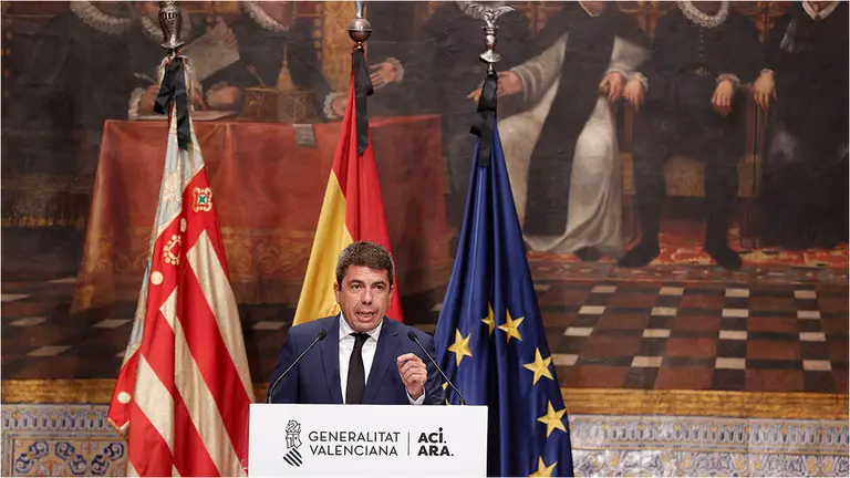 El president de la Generalitat Valenciana, Carlos Maz&oacute;n. EFE NO USAR
