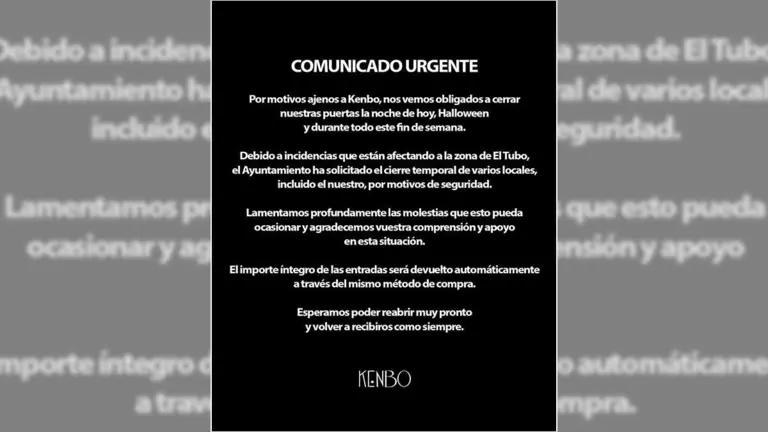 comunicado-kenbo-cierre-zaragoza-halloween-entradas