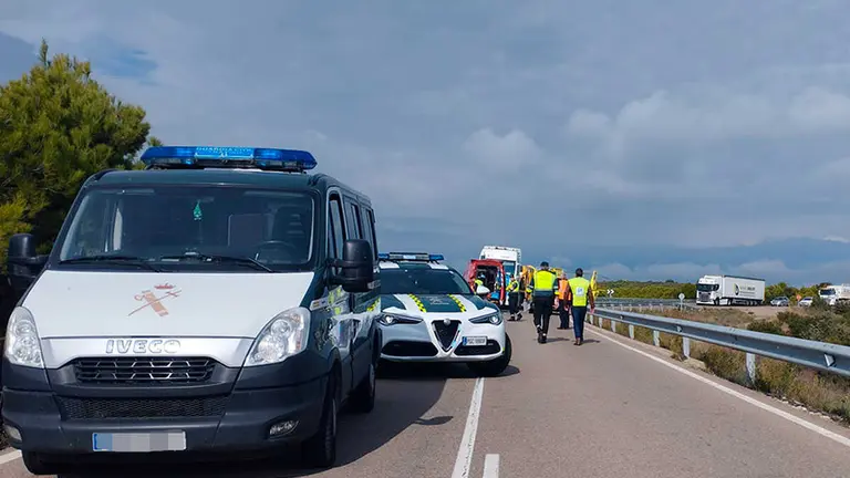 La joven motorista, de 22 a&ntilde;os y de origen chino, ha fallecido este jueves tras sufrir un accidente cerca de Zaragoza ayer. Fuente: Guardia Civil