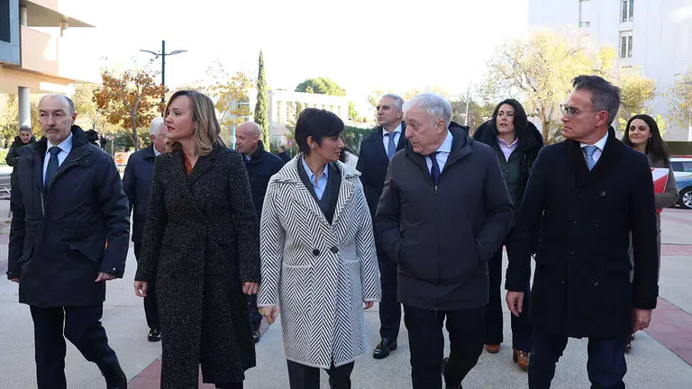 La ministra de vivienda y el consejero del ramo en Arag&oacute;n en su &uacute;ltimo encuentro hace un mes en Zaragoza. Foto: Pilar &Aacute;lvarez