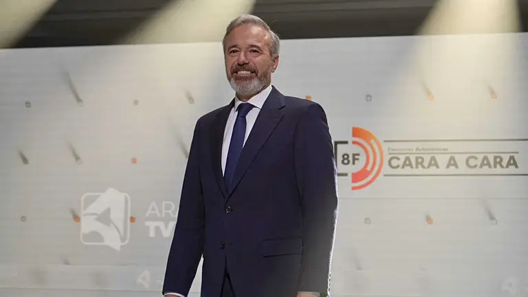 Jorge Azc&oacute;n en el cara a cara del lunes. Foto: Miriam Aparicio
