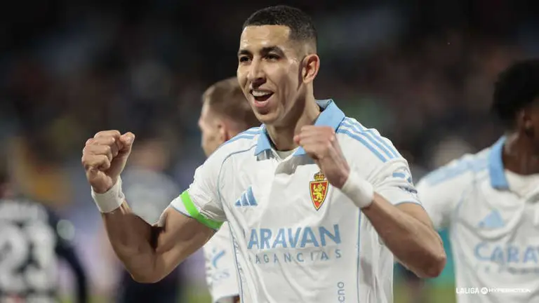 El Yamiq, en su primer partido ante el Eibar en esta segunda etapa | Foto: Pilar &Aacute;lvarez