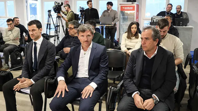 Fernando L&oacute;pez, Lalo y Forc&eacute;n, de izquierda a derecha. Foto: Pilar &Aacute;lvarez