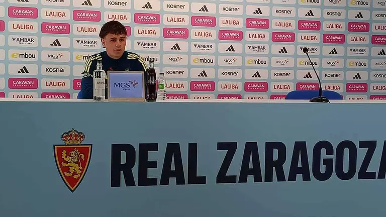 Pinilla ha comparecido este mi&eacute;rcoles como portavoz del Real Zaragoza. Foto: M.G.