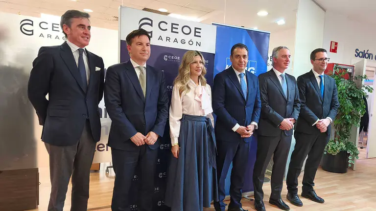 La presentaci&oacute;n del informe 'Perspectivas Arag&oacute;n 2026' de KPMG en la sede de CEOE Arag&oacute;n ha contado con la presencia de Mar Vaquero | Foto: Arag&oacute;n Press
