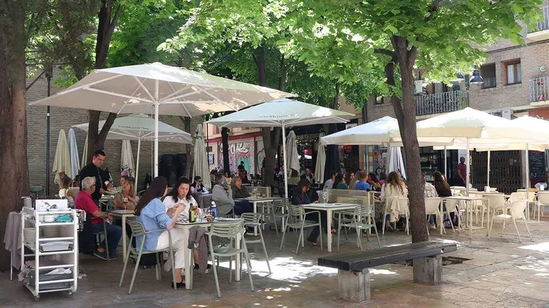 bares plaza santa marta. Foto: Pilar &Aacute;lvarez