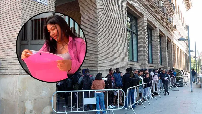 Lizeth, lleg&oacute; a Espa&ntilde;a hace quince meses desde Nicaragua y espera poder trabajar con normalidad tras regularizar su situaci&oacute;n. Fotos: Arag&oacute;n Press