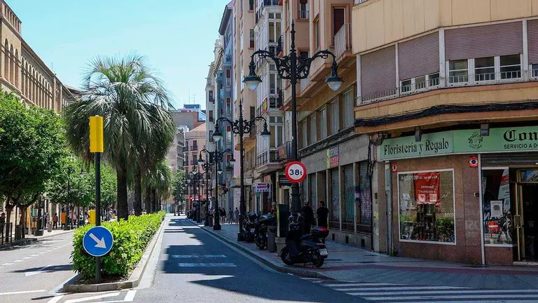 conde-aranda-desv&iacute;o-bus-urbano-zaragoza-carril-obras