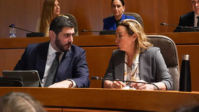 Alejandro Nolasco ha explicado las razones por las que Vox vuelve al ejecutivo | Foto: Cortes de Arag&oacute;n