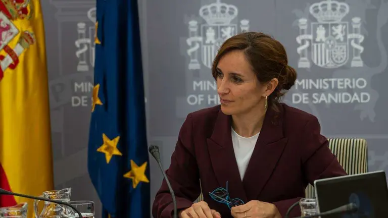 La ministra de Sanidad en una de sus intervenciones. Foto: Ministerio de Sanidad