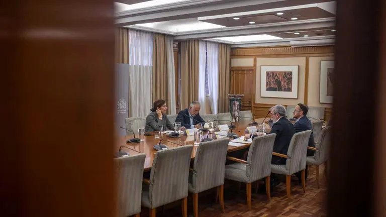 reunion-sanidad-canarias-hantavirus

M&oacute;nica Garc&iacute;a y &Aacute;ngel V&iacute;ctor Torres durante su reuni&oacute;n con Fernando Clavijo | Foto del Ministerio de Sanidad