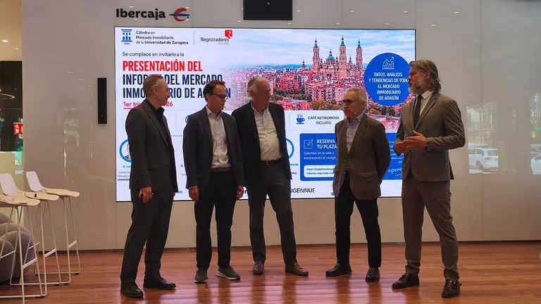 El espacio Ibercaja Xplora ha acogido la presentaci&oacute;n del &uacute;ltimo Informe del Mercado Inmobiliario | Foto: Arag&oacute;n Press