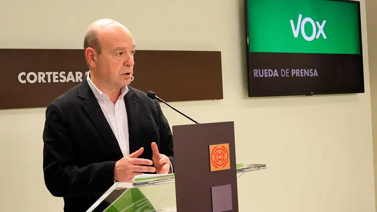 El portavoz Santiago Mor&oacute;n ha reclamado que los grupos de las Cortes se posicionen sobre el acuerdo UE-Mercosur | Foto: Vox