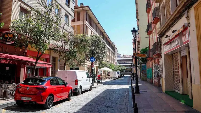 El robo se produjo la pasada noche en la calle San Blas, en el Casco Hist&oacute;rico de Zaragoza. Foto: Pilar &Aacute;lvarez