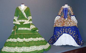 La exposición que más visitantes ha tenido es la de los vestidos de papel